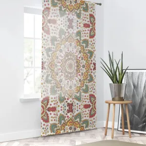Cozy Comfort Curtains with Intricate Mandala Pattern