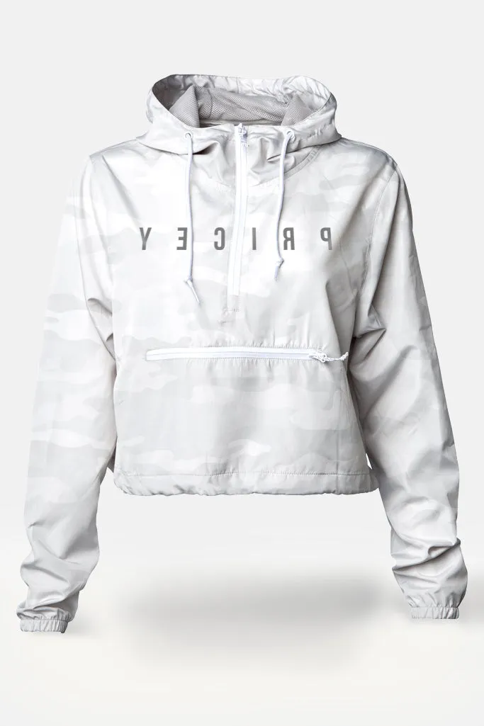CROP CAMO WINDBREAKER