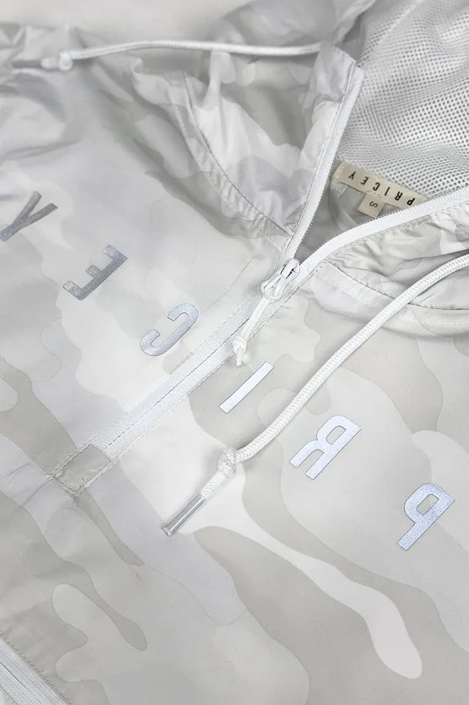 CROP CAMO WINDBREAKER