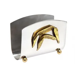 Crumpled Leaf Napkin Holder