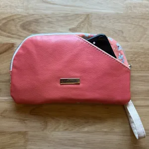 Curvalicious Zip Wallet - Coral Pink Floral