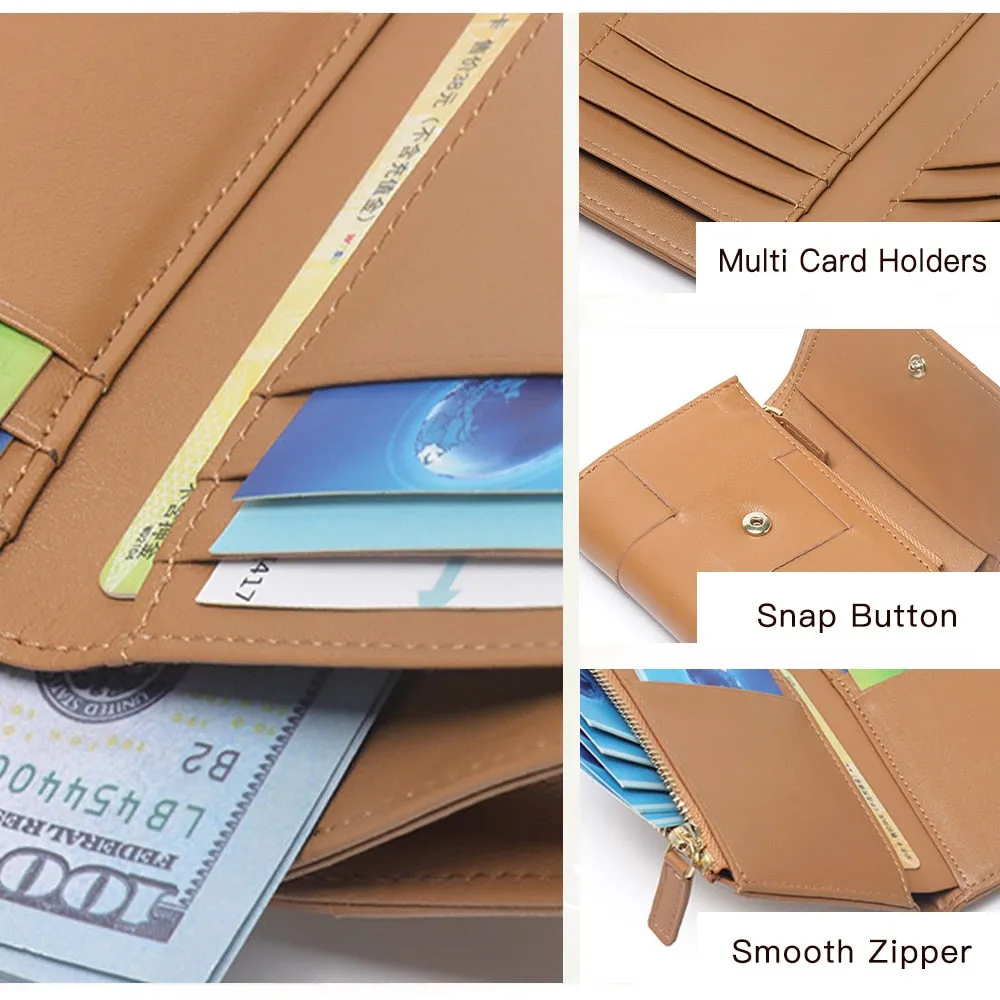 Cyflymder Luxury Women Wallets Genuine Leather Card Holders Handmade Woven Money Clip Genuine Leather Coin Purse Brand Wallets