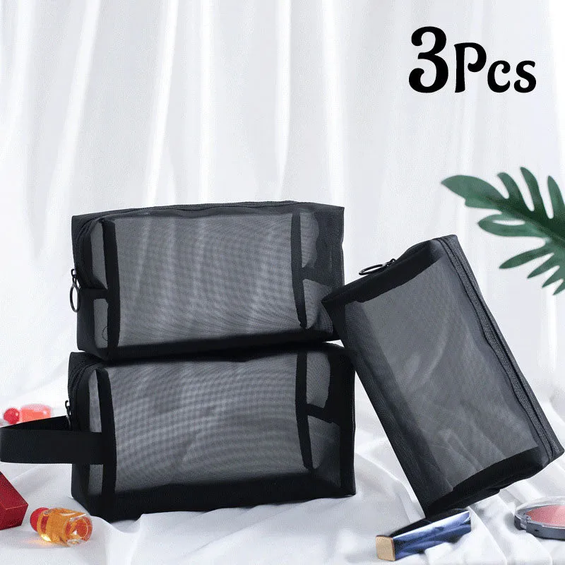 Cyflymder Newest Makeup Bag Cosmetic Toiletry Bathing Storage Bag Large Capacity Wash Make Up Hanging Storage Bag Travel Bags For Bathroom