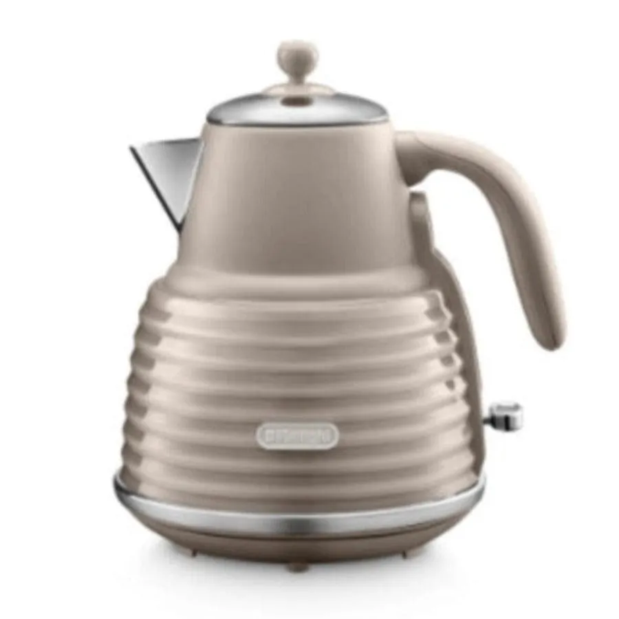 Delonghi Scultura Scolpito Selections Kettles 1.5 Litre Clay Beige KBZS3001.BG