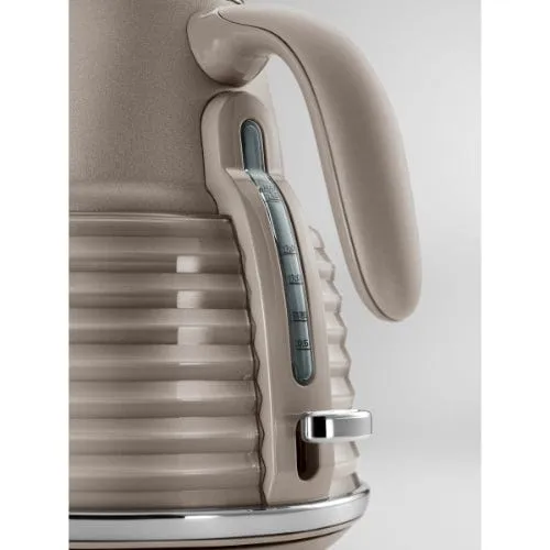 Delonghi Scultura Scolpito Selections Kettles 1.5 Litre Clay Beige KBZS3001.BG