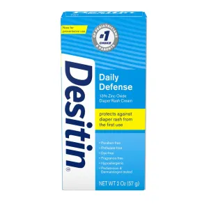 Desitin Daily Defense Baby Diaper Rash Cream with Zinc Oxide, Travel Size
