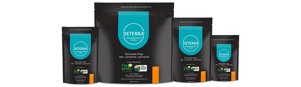 Deterra® Drug Disposal Pouches, Medium 7018-CASE - 200 pcs