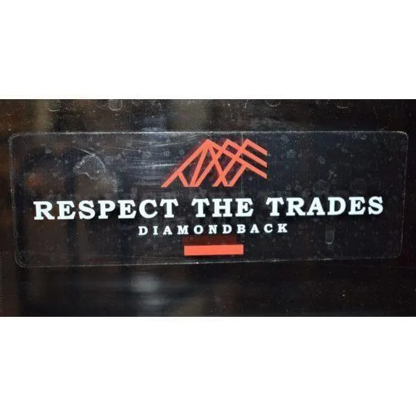 DiamondBack Toolbelts | “Respect the Trades” Decal