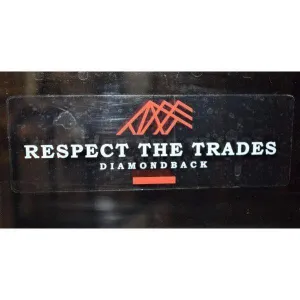 DiamondBack Toolbelts | “Respect the Trades” Decal