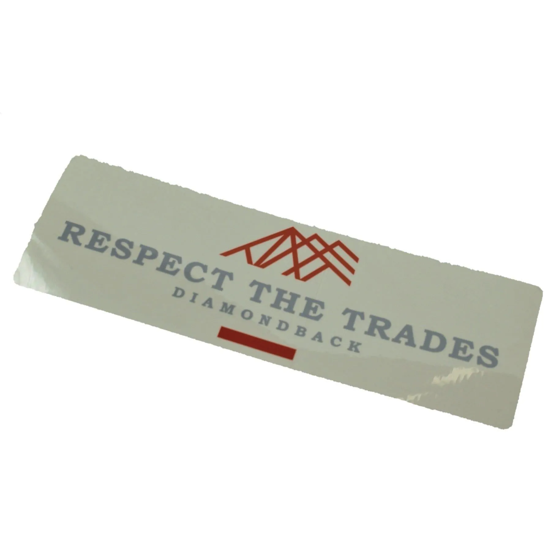 DiamondBack Toolbelts | “Respect the Trades” Decal