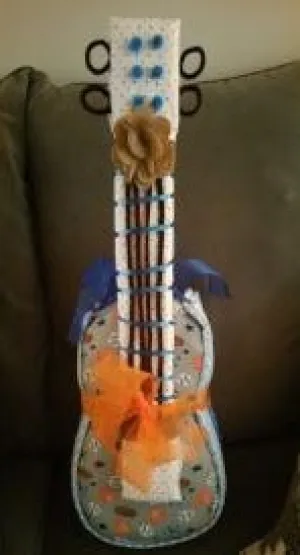 Diaper Cake Theme - Music Guitar