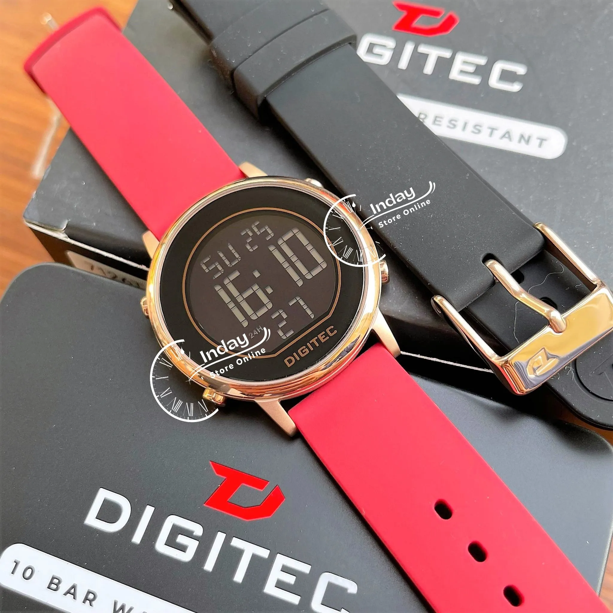 Digitec Women's Watch DGS-7126T-7 Standard Digital  Extra Strap