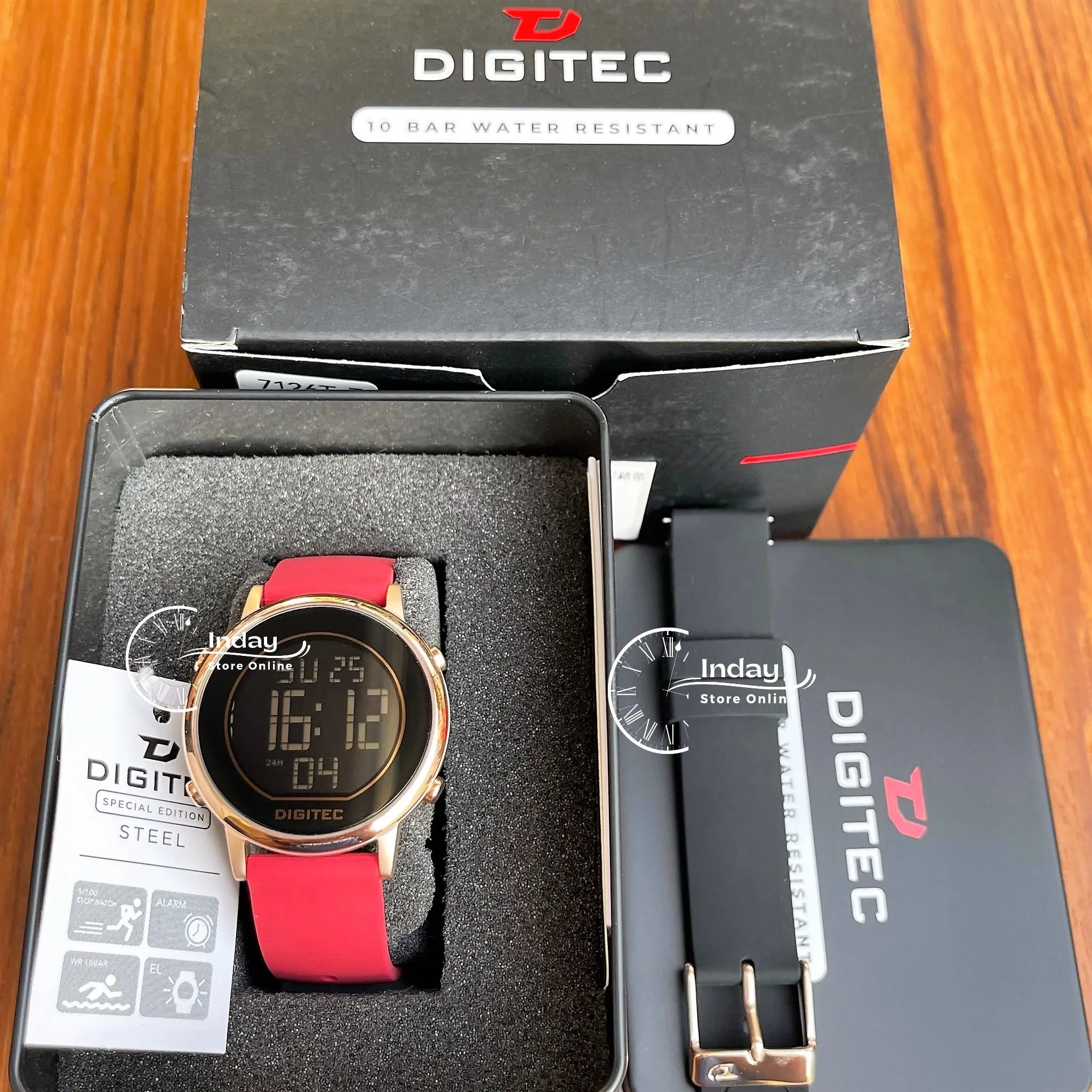Digitec Women's Watch DGS-7126T-7 Standard Digital  Extra Strap