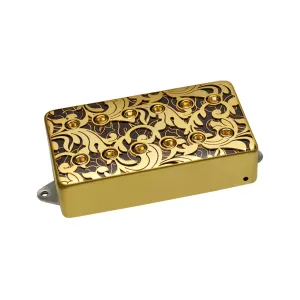 DiMarzio DP287FSGBK UtoPIA F-Spaced Neck Guitar Pickup, Satin Gold/Black