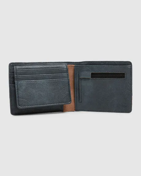 Dimension Wallet - Navy/Tan