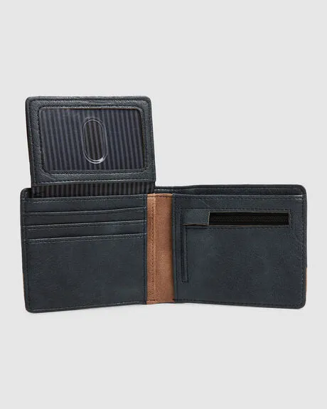 Dimension Wallet - Navy/Tan