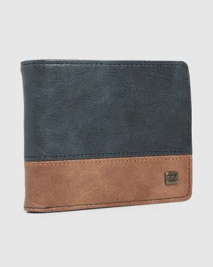 Dimension Wallet - Navy/Tan