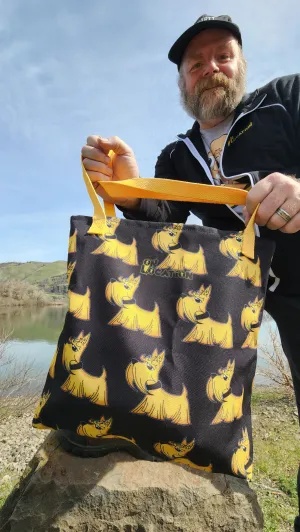 Dogmatix the Scottish Terrier Tote (black)