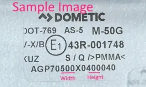 Dometic Sietz Window Stay (Pair) for 600mm High - no longer available
