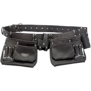 Draper 3138 Oil-Tanned Leather Double Pouch Tool Belt Dr-03138