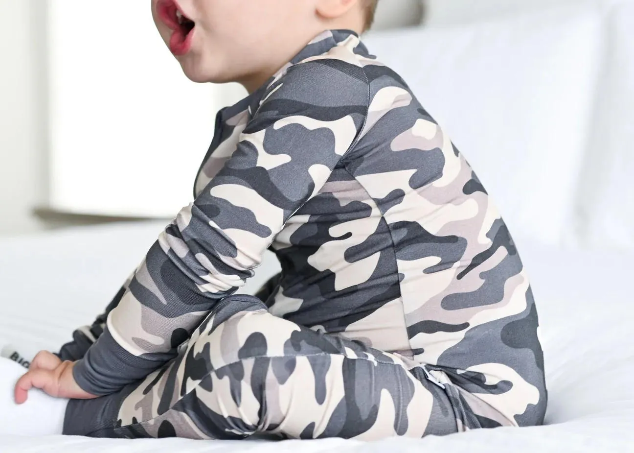 Dream Big Little Co Commander Camo Dream Romper