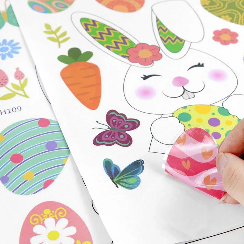 Easter Removable Window Stickers - Flag   Car
