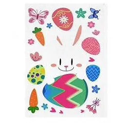 Easter Removable Window Stickers - Flag   Car