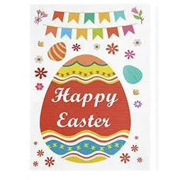 Easter Removable Window Stickers - Flag   Car