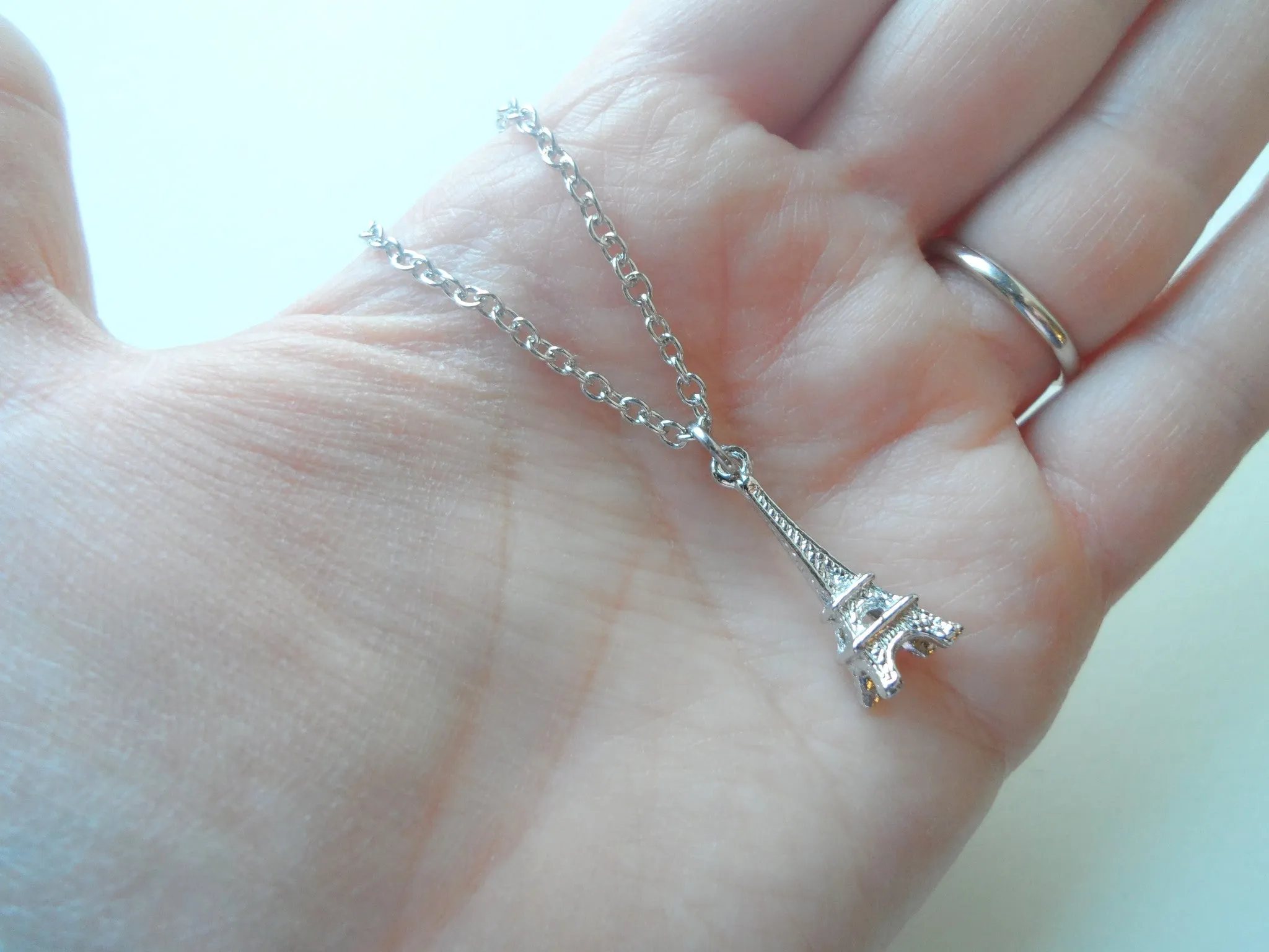 Eiffel Tower Charm Necklace