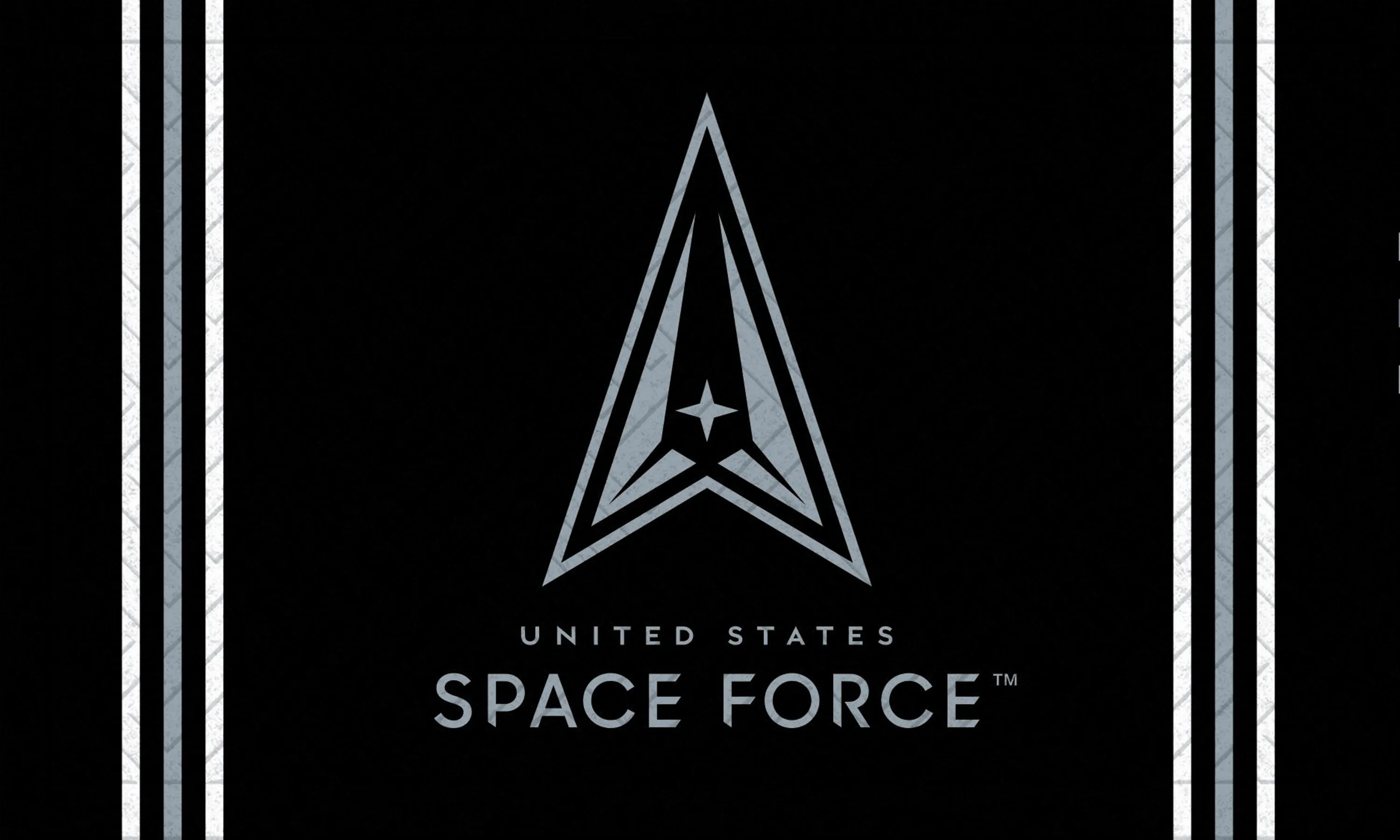 Embossed Mat, Cross Hatch, Space Force,41em5065ch
