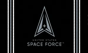 Embossed Mat, Cross Hatch, Space Force,41em5065ch