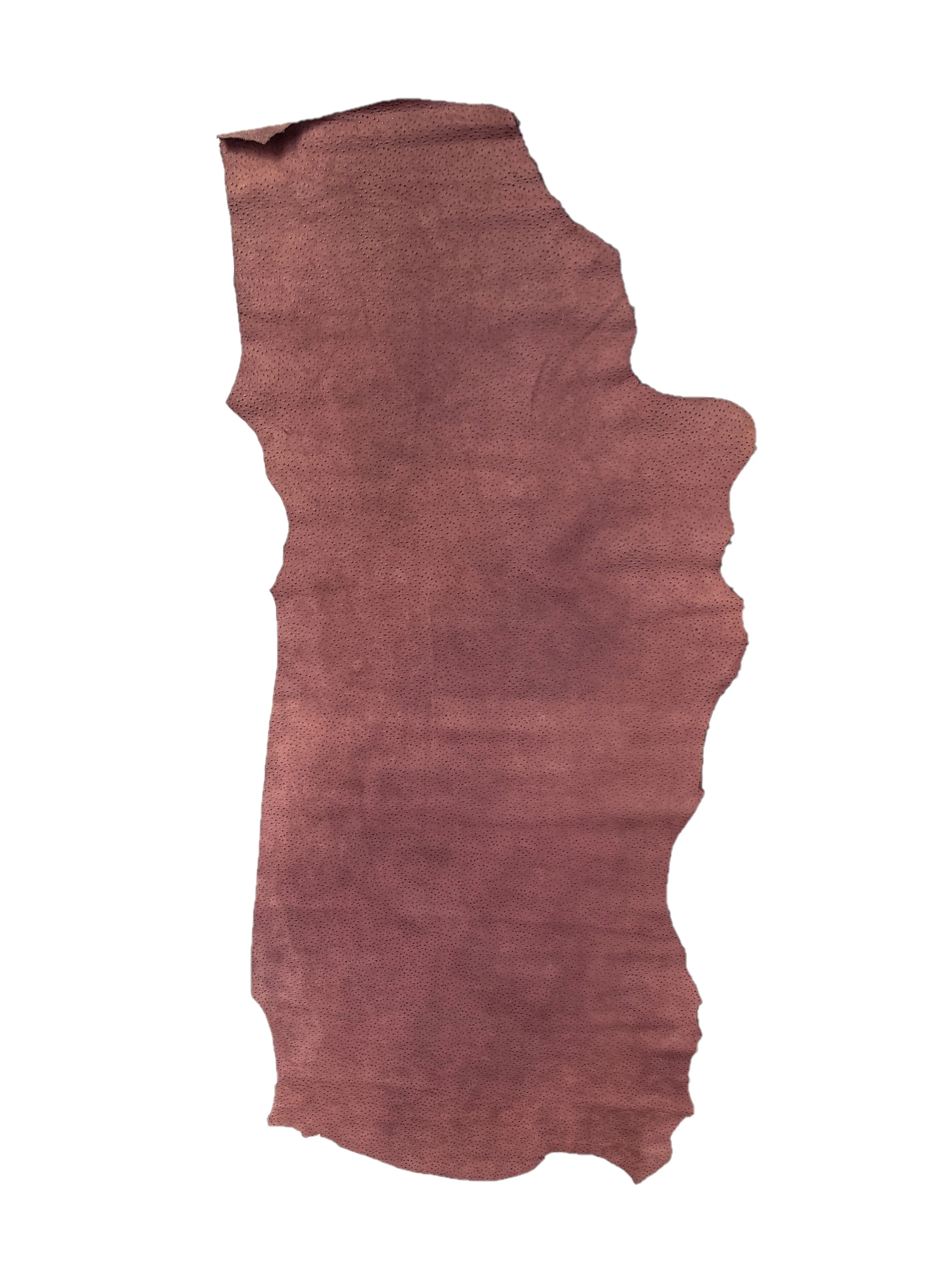 Embossed Ostrich Print Cow Side | Burgundy | 1.0mm | 13 sq.ft | $110 ea.