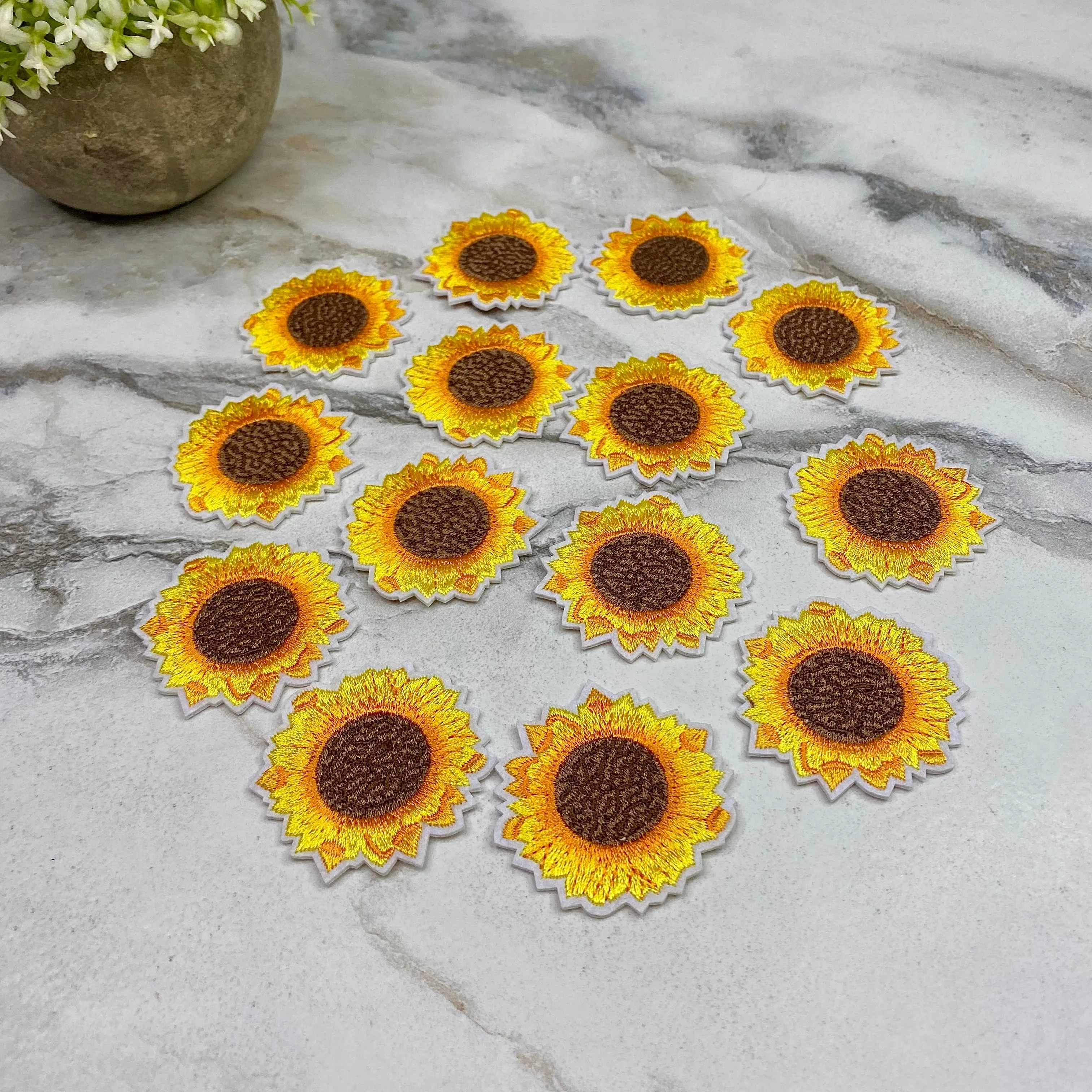 Embroidered Patches - Sunflower