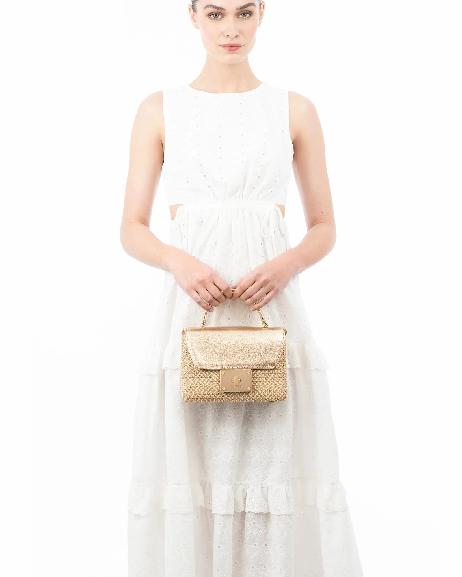 Eric Javits JuJu Gold Bag