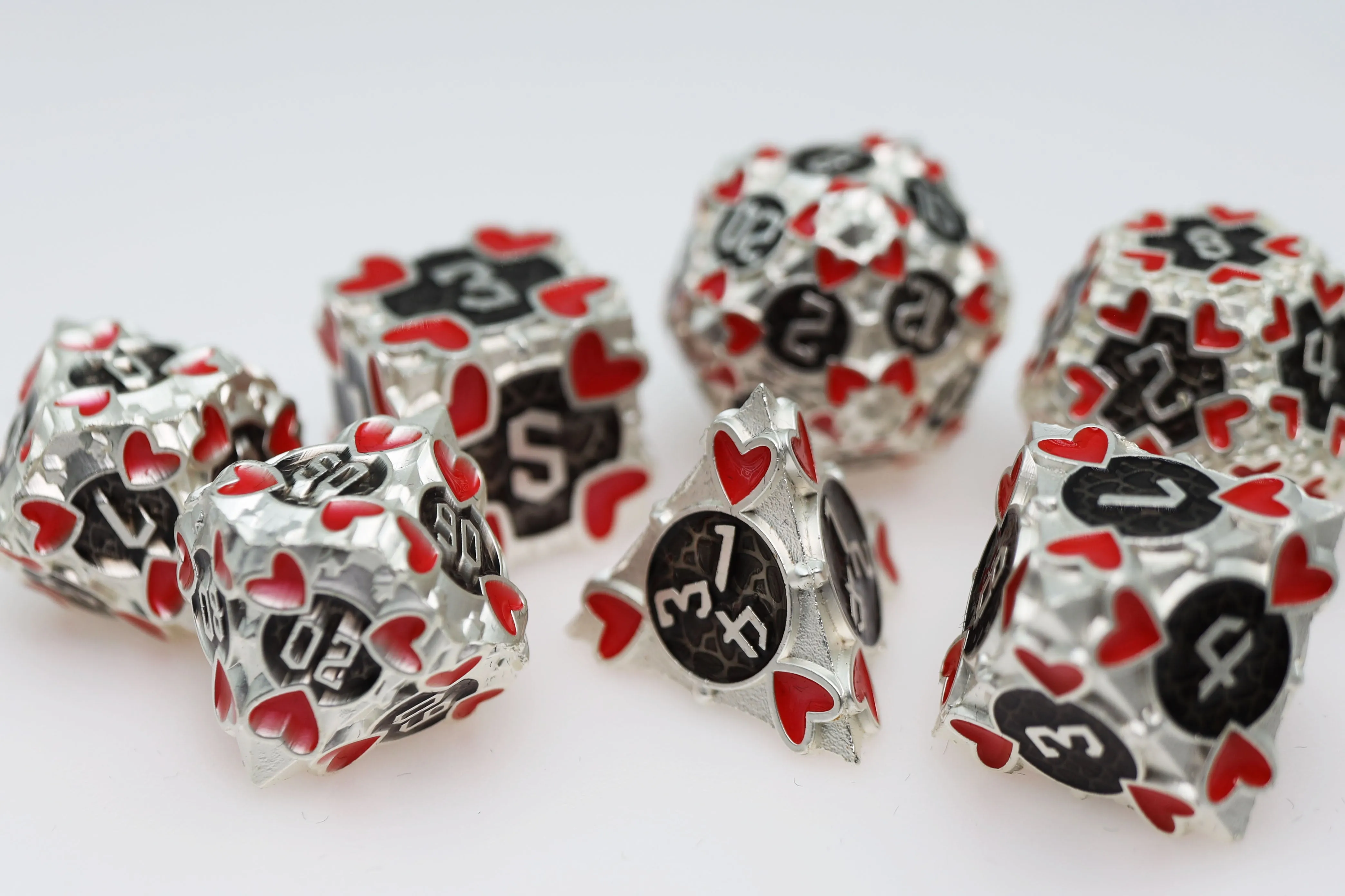 Erotes' Arrow: Anteros - Metal RPG Dice Set