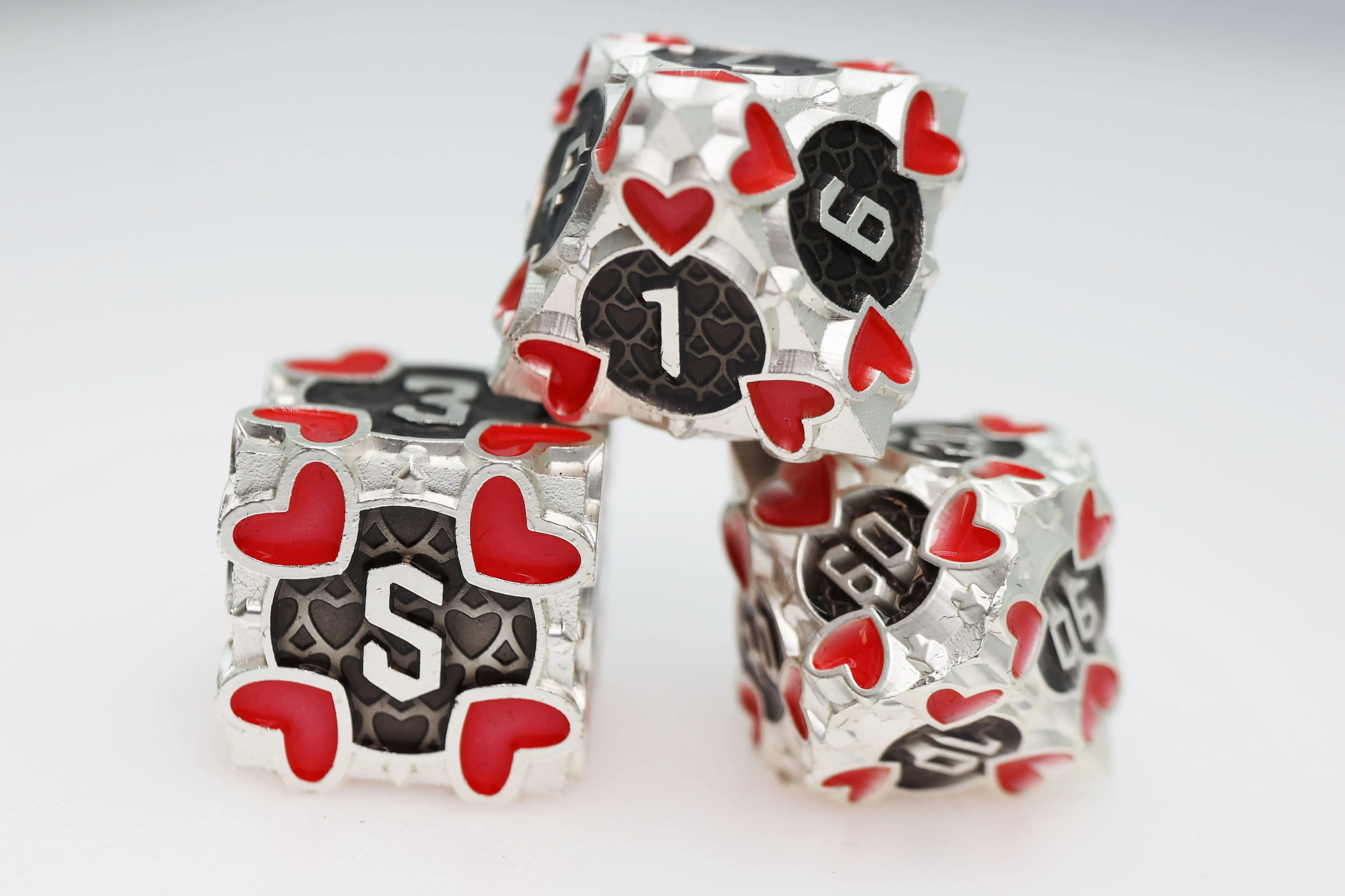 Erotes' Arrow: Anteros - Metal RPG Dice Set