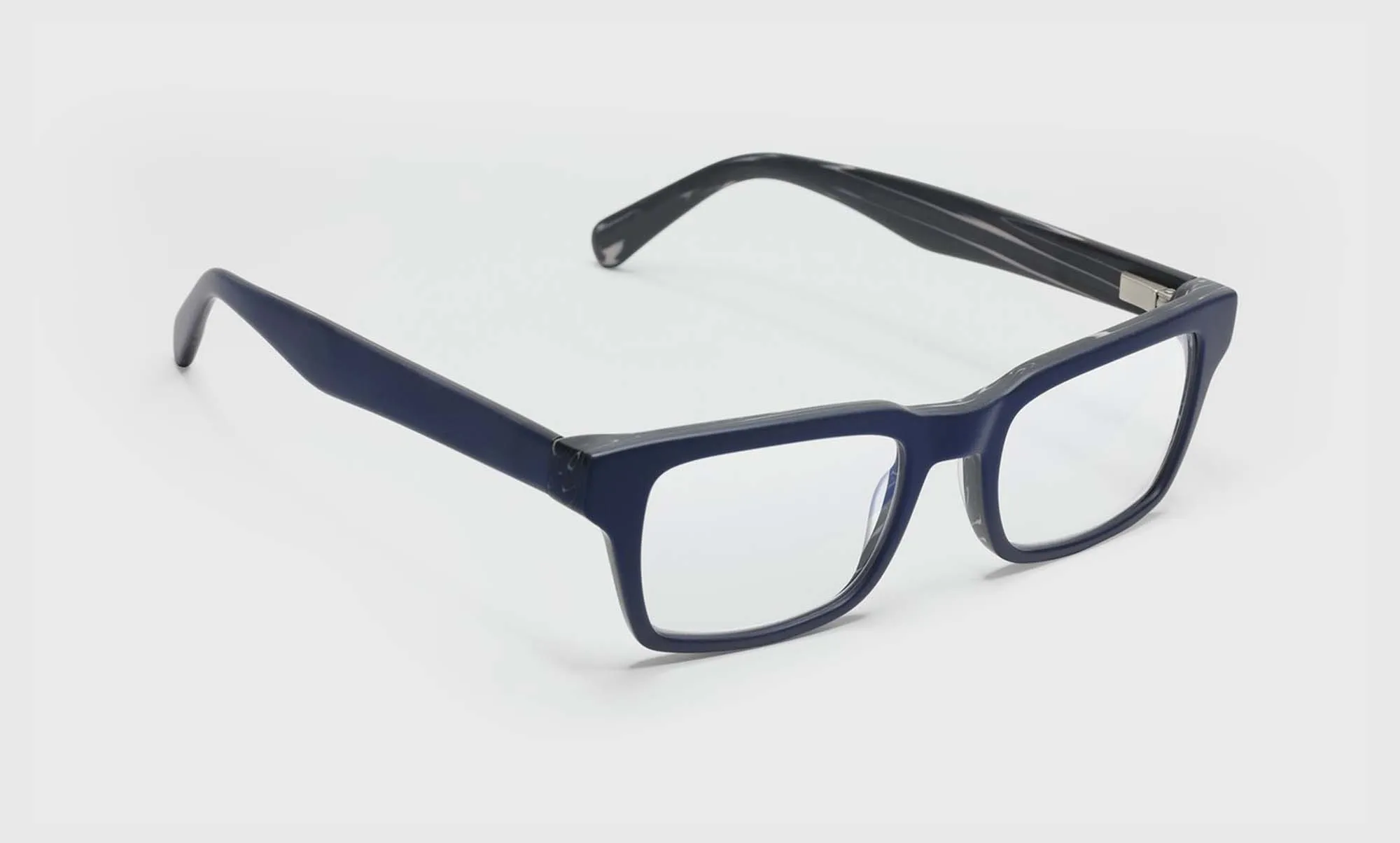 Fare n Square Color 10 - Matte Navy Front and Temples