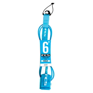 FCS 6ft Regular Leash - Teal