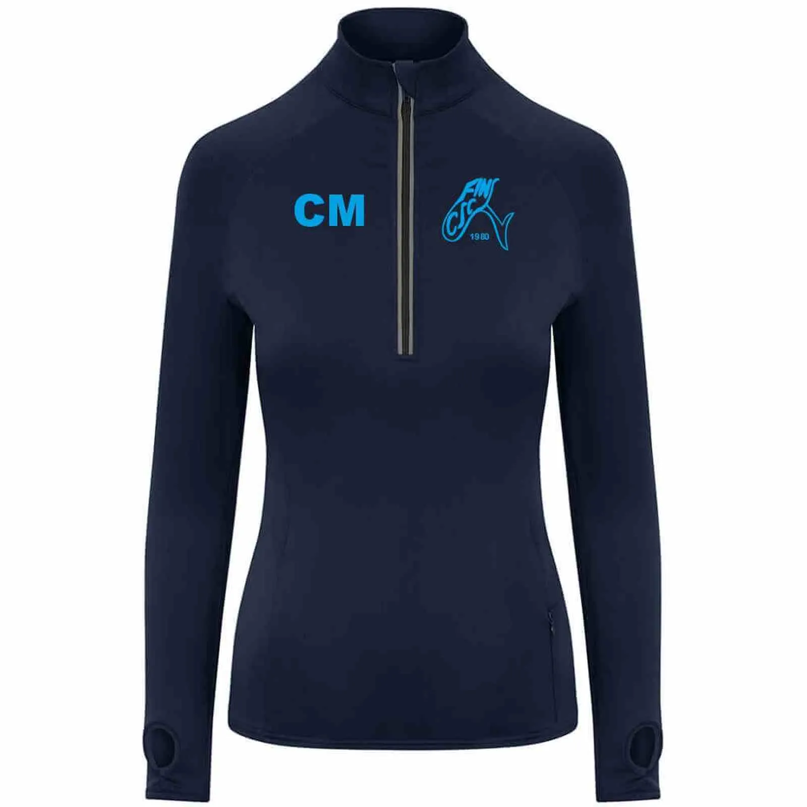 Fins CSC - Womens Cool Flex 1/2 Zip Top