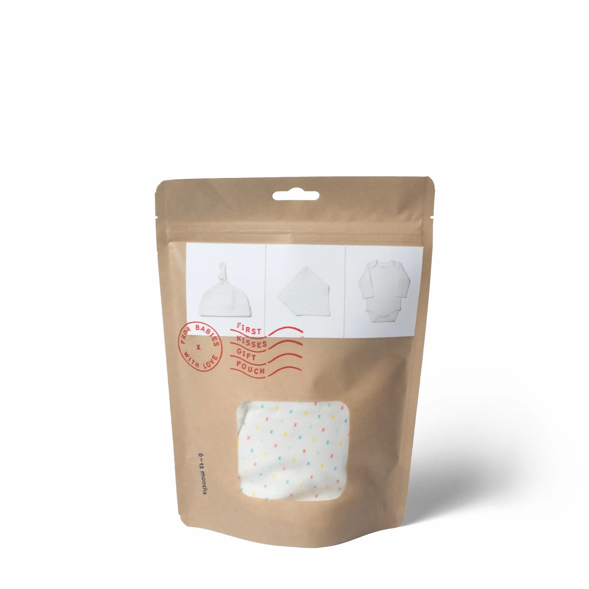 First Kisses organic gift pouch - large