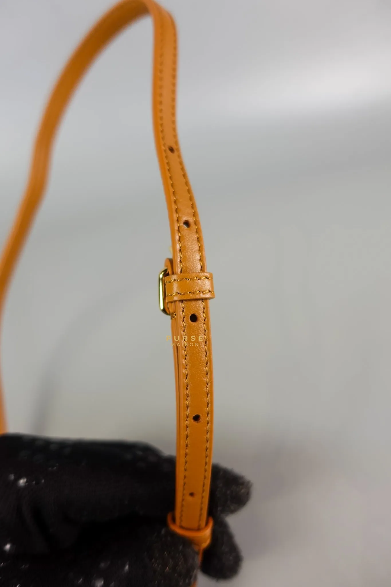 First Napa Leather Bag Camel Small