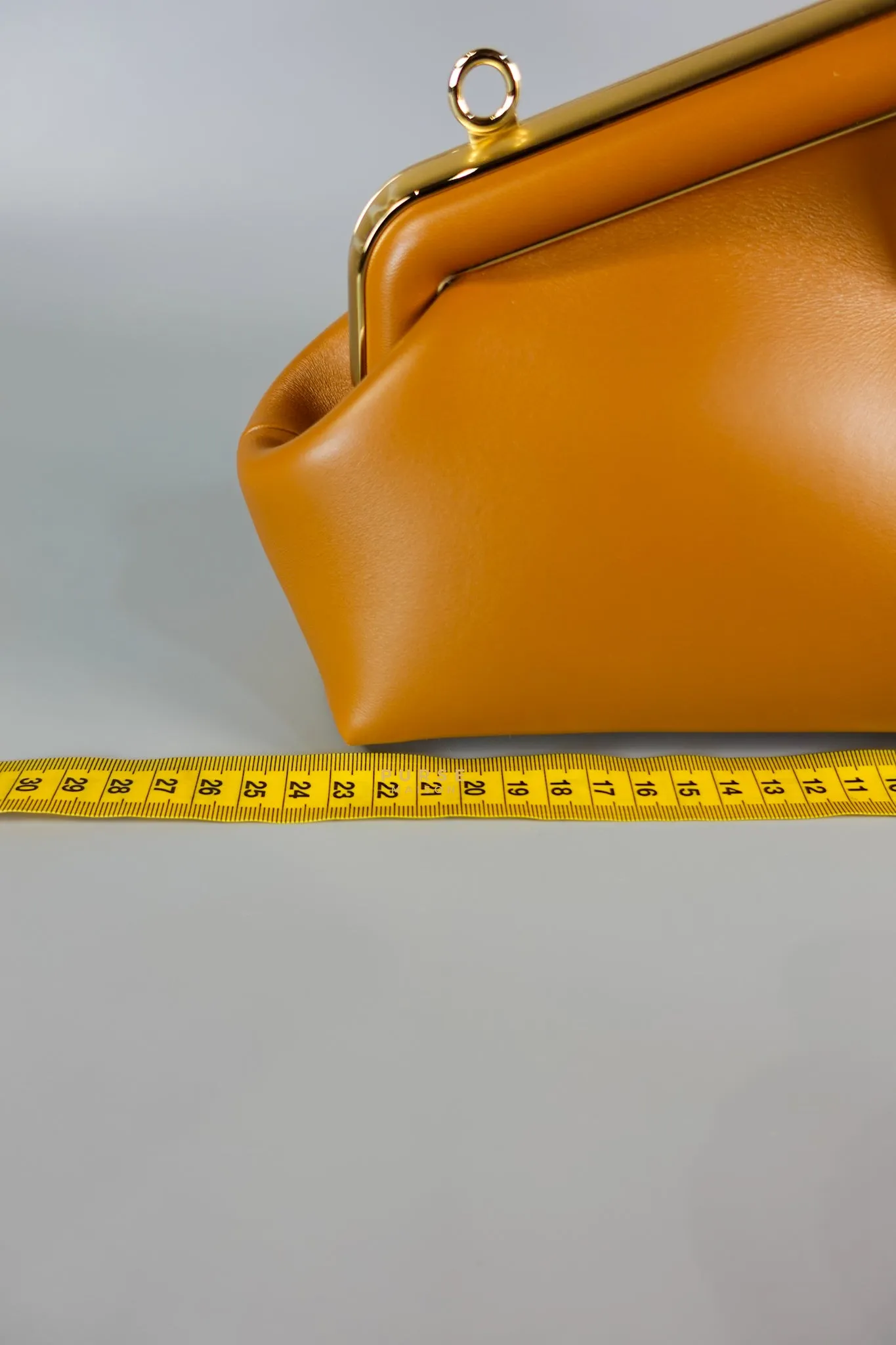 First Napa Leather Bag Camel Small