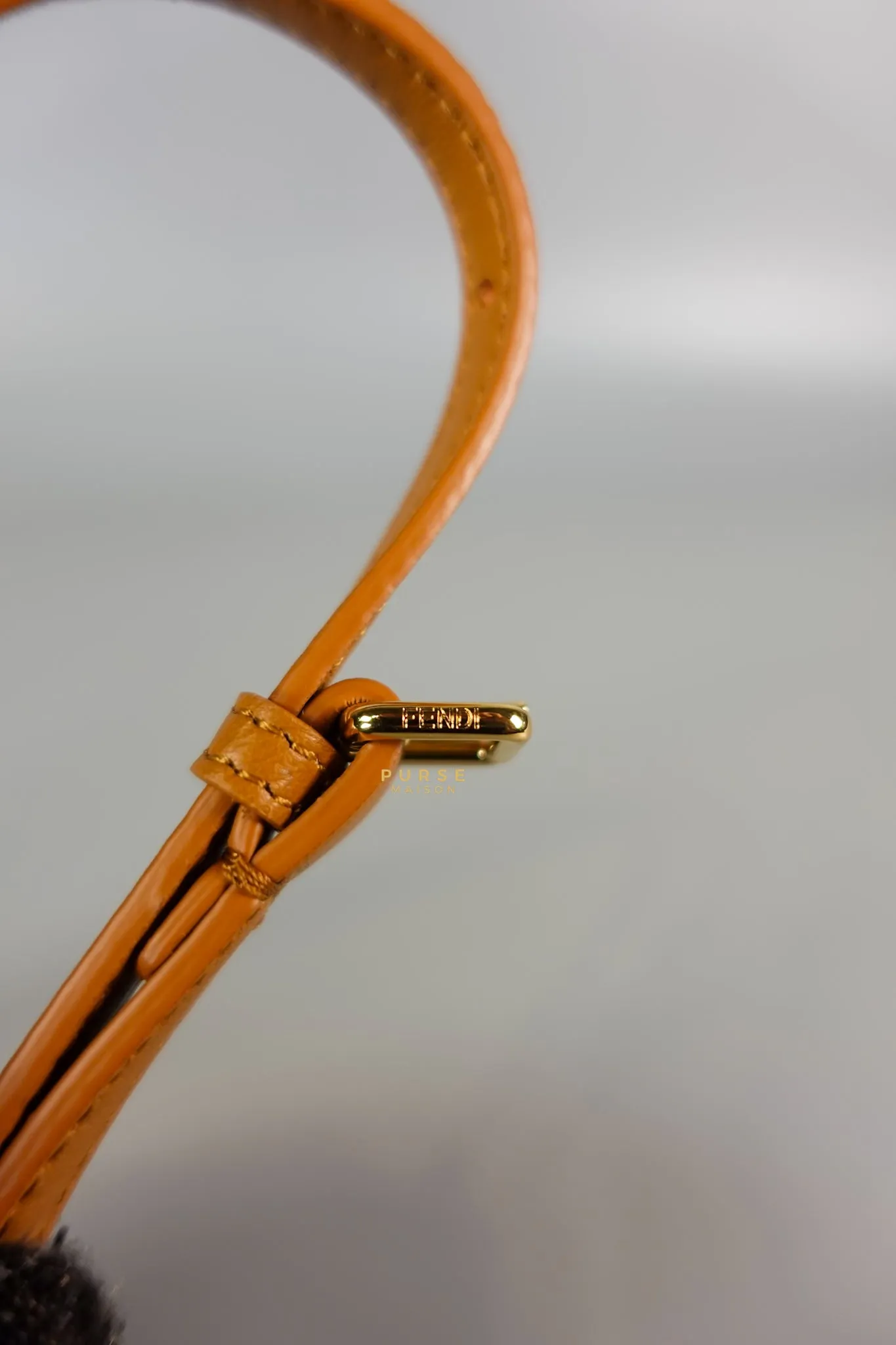 First Napa Leather Bag Camel Small