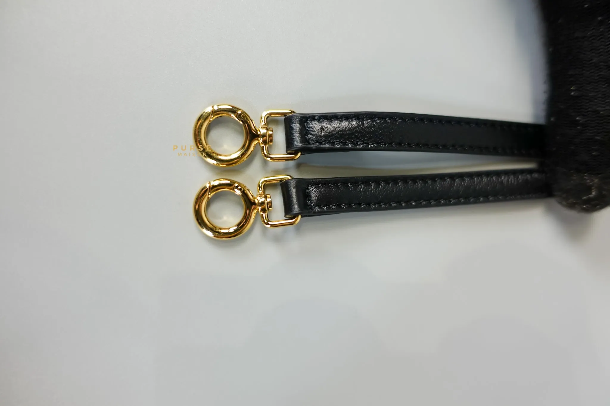 First Small in Noir Nappa Bag