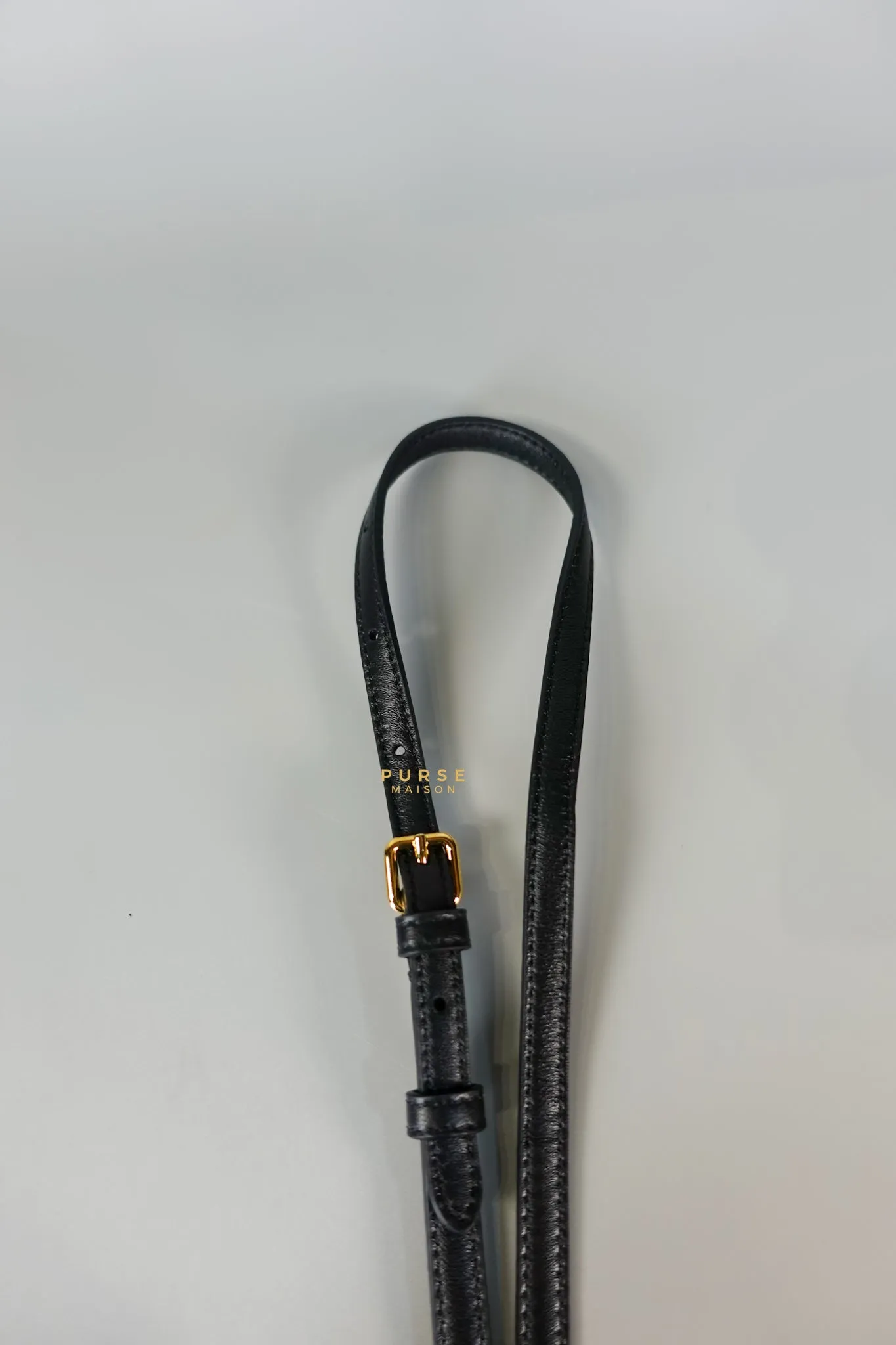 First Small in Noir Nappa Bag