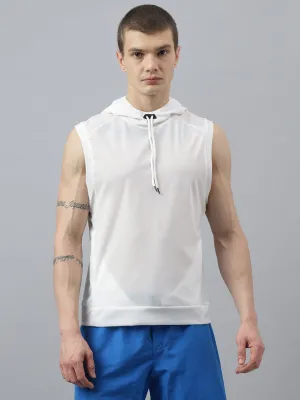 Fitkin men self design hooded tshirt