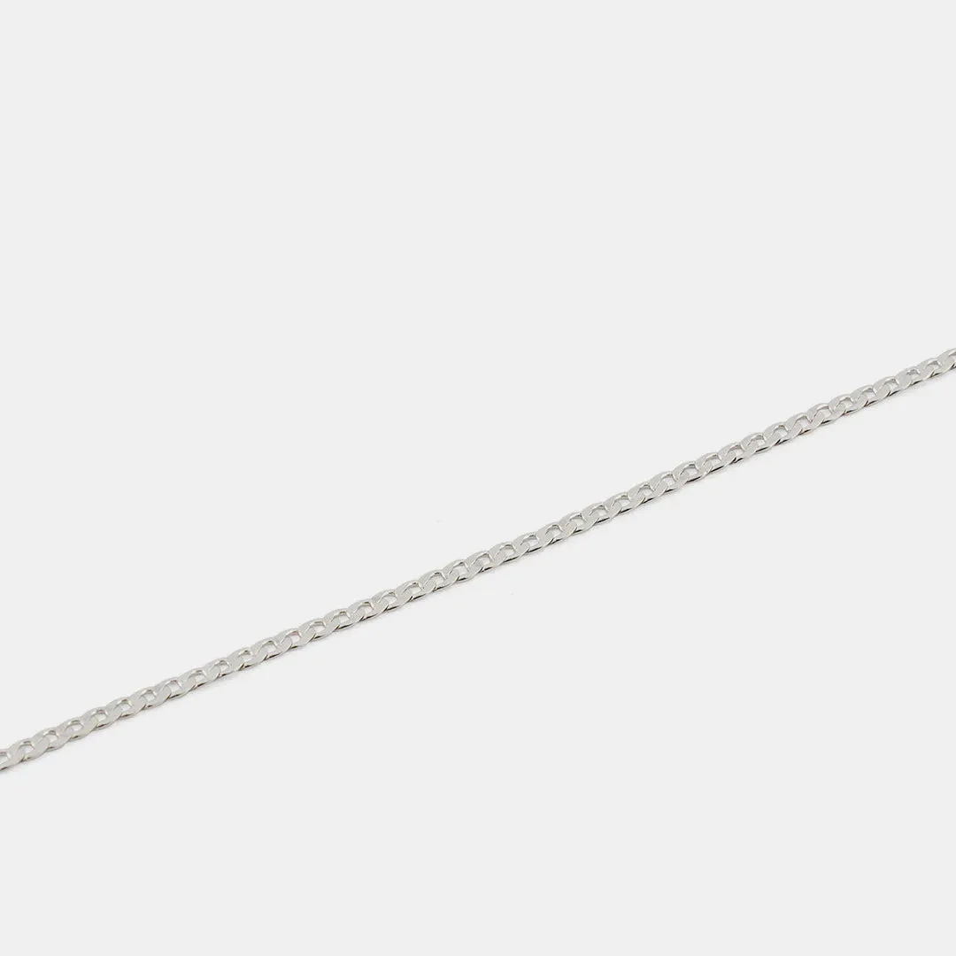 Flat Cuban Chain | Silver