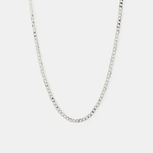 Flat Cuban Chain | Silver