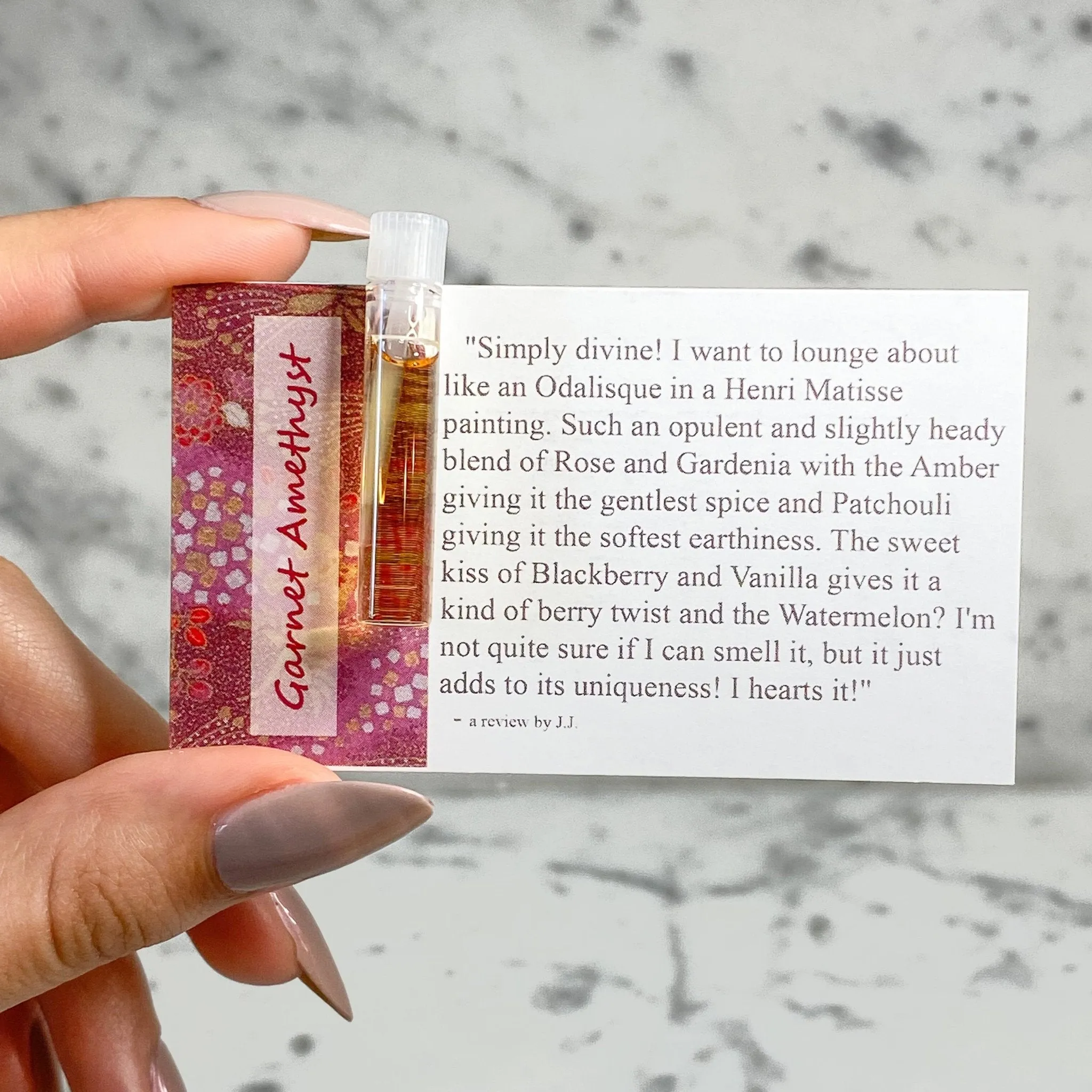 Floral Perfume Oil Concentrate Sample Vial Set by Sage