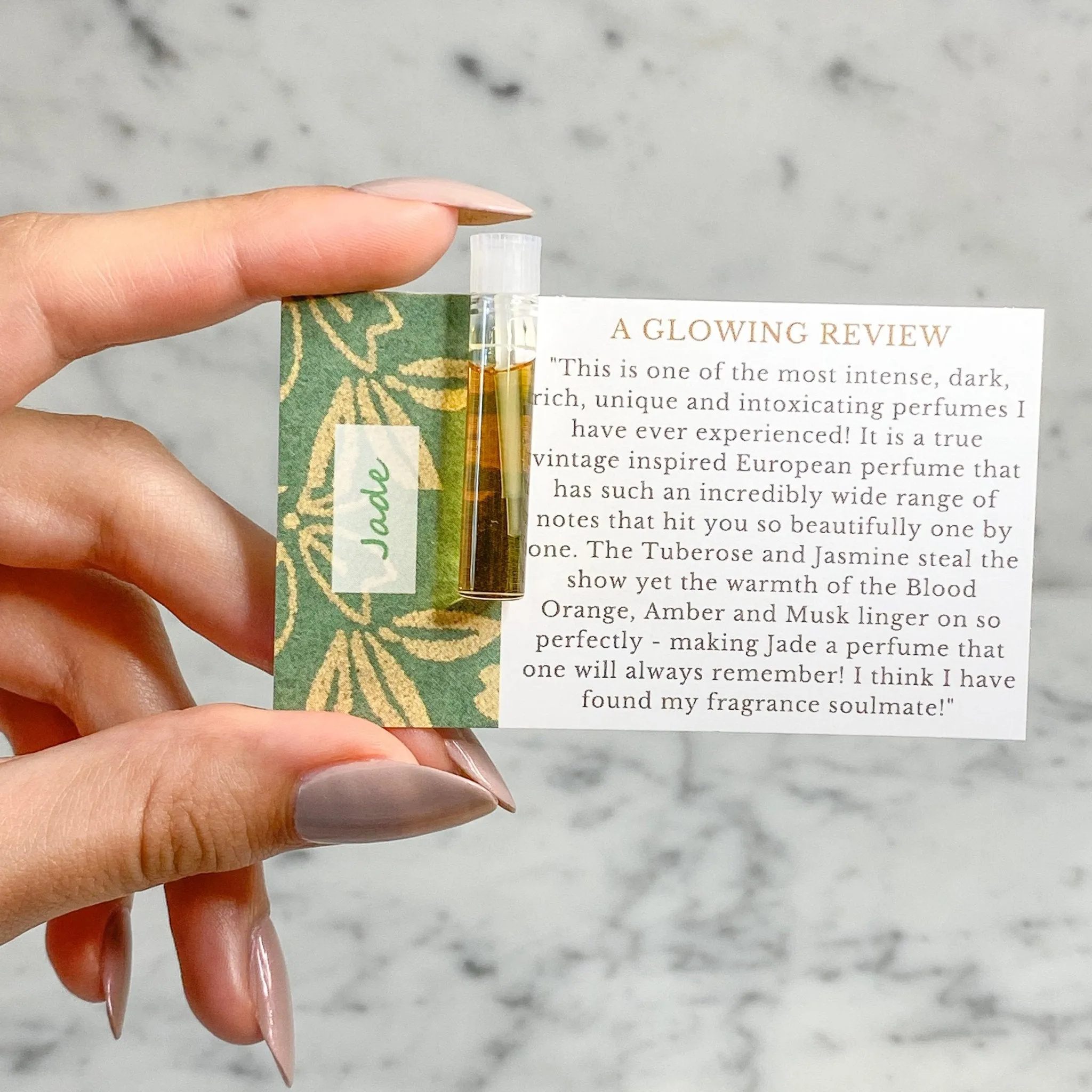 Floral Perfume Oil Concentrate Sample Vial Set by Sage